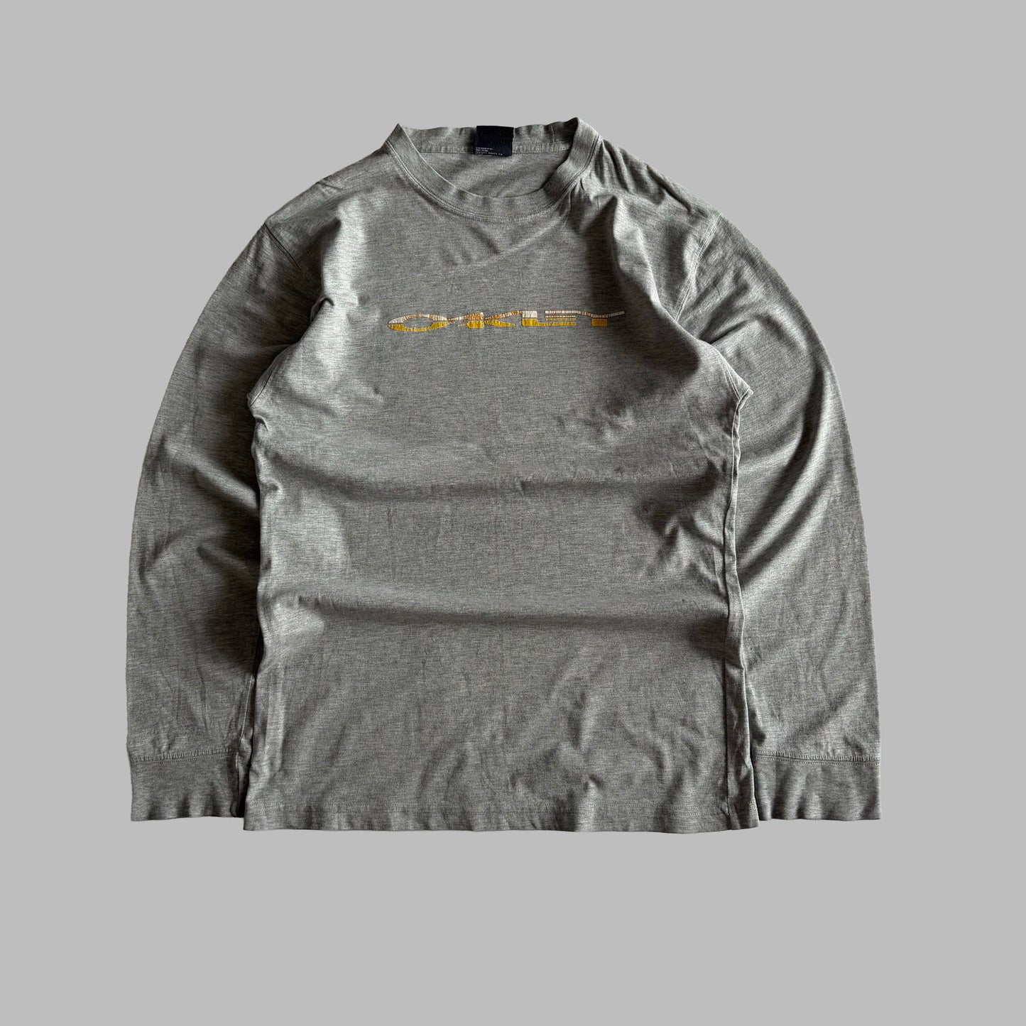 Y2K Oakley Script Longsleeve - M