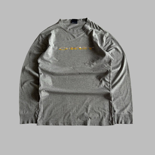Y2K Oakley Script Longsleeve - M