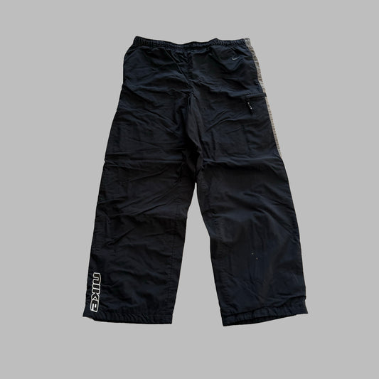Y2K Nike Striped Wide Leg Track Pants - XL