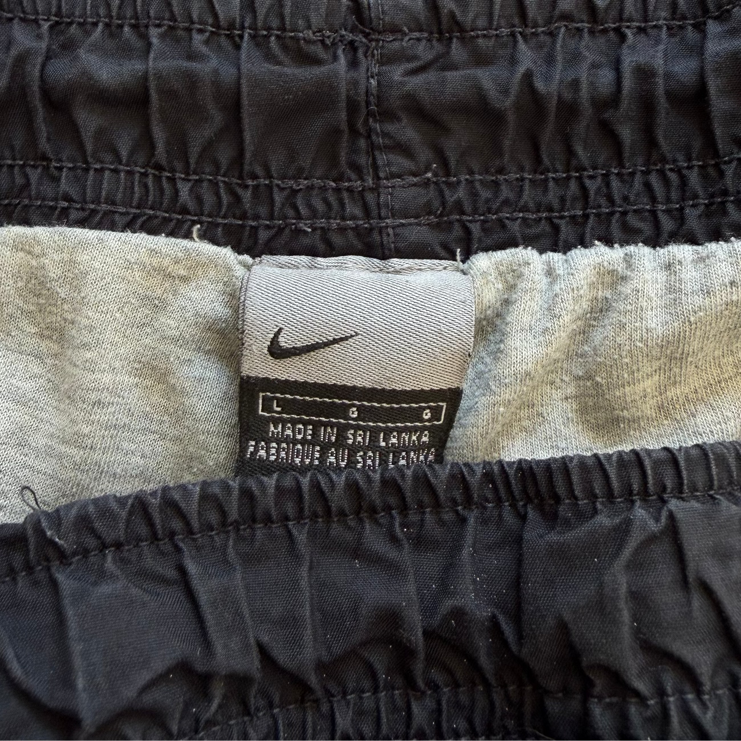 Y2K Nike Striped Wide Leg Track Pants - XL