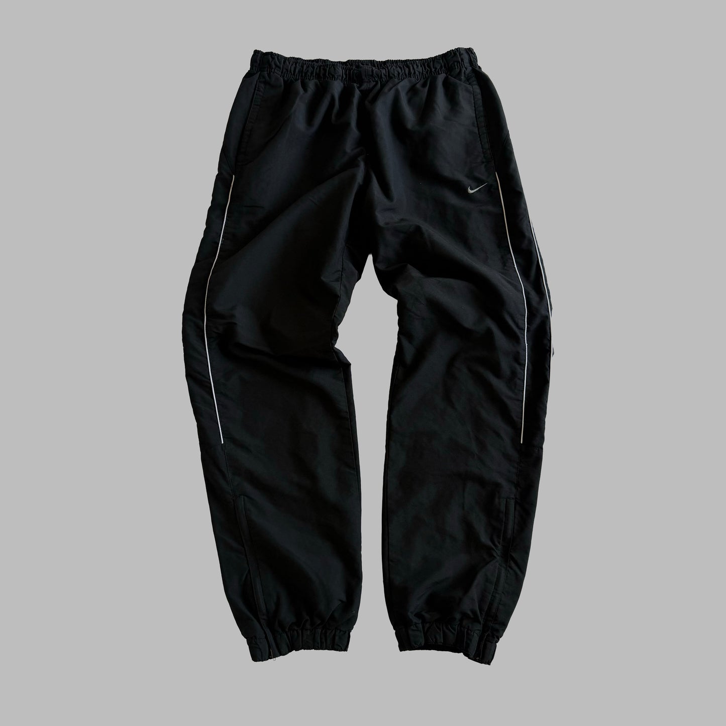 Y2K Nike Baggy Striped Track Pants - L