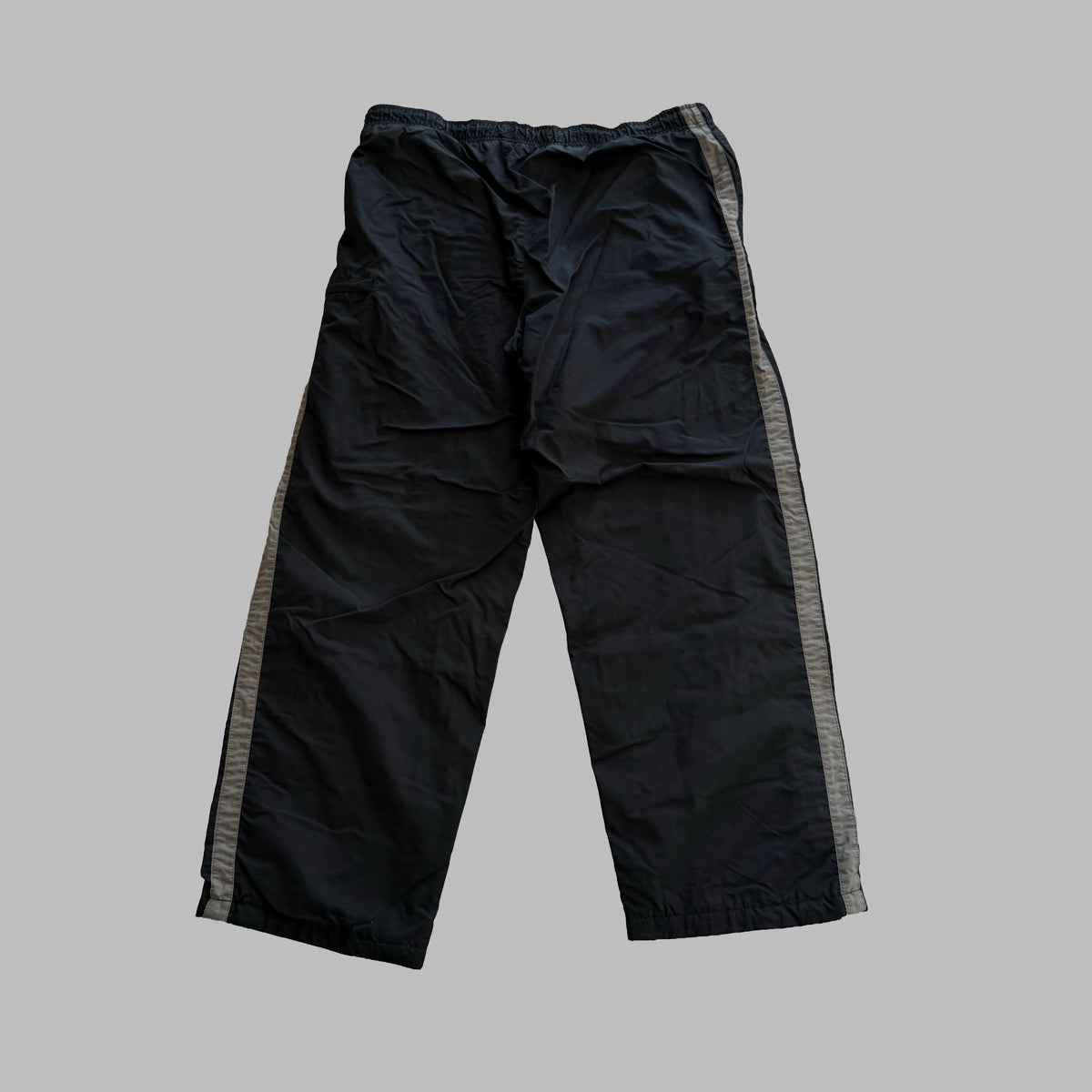 Y2K Nike Striped Wide Leg Track Pants - XL