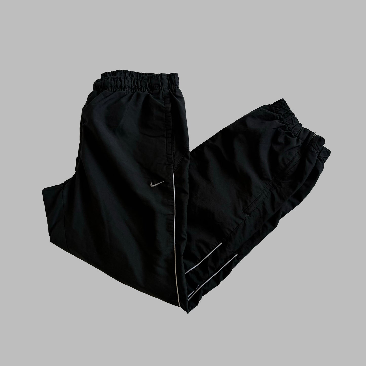 Y2K Nike Baggy Striped Track Pants - L