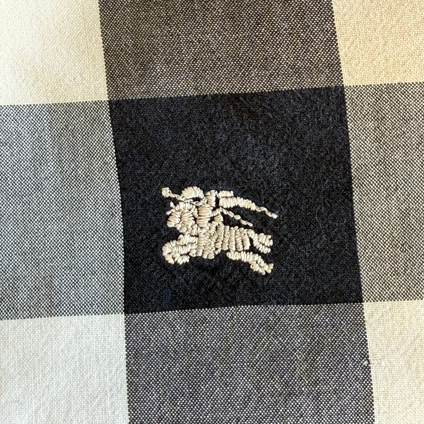 Y2K Burberry Lightweight Button Up Shirt - S