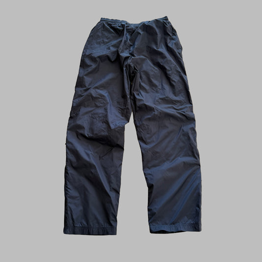 Y2K Adidas Striped Baggy Track Pants - M