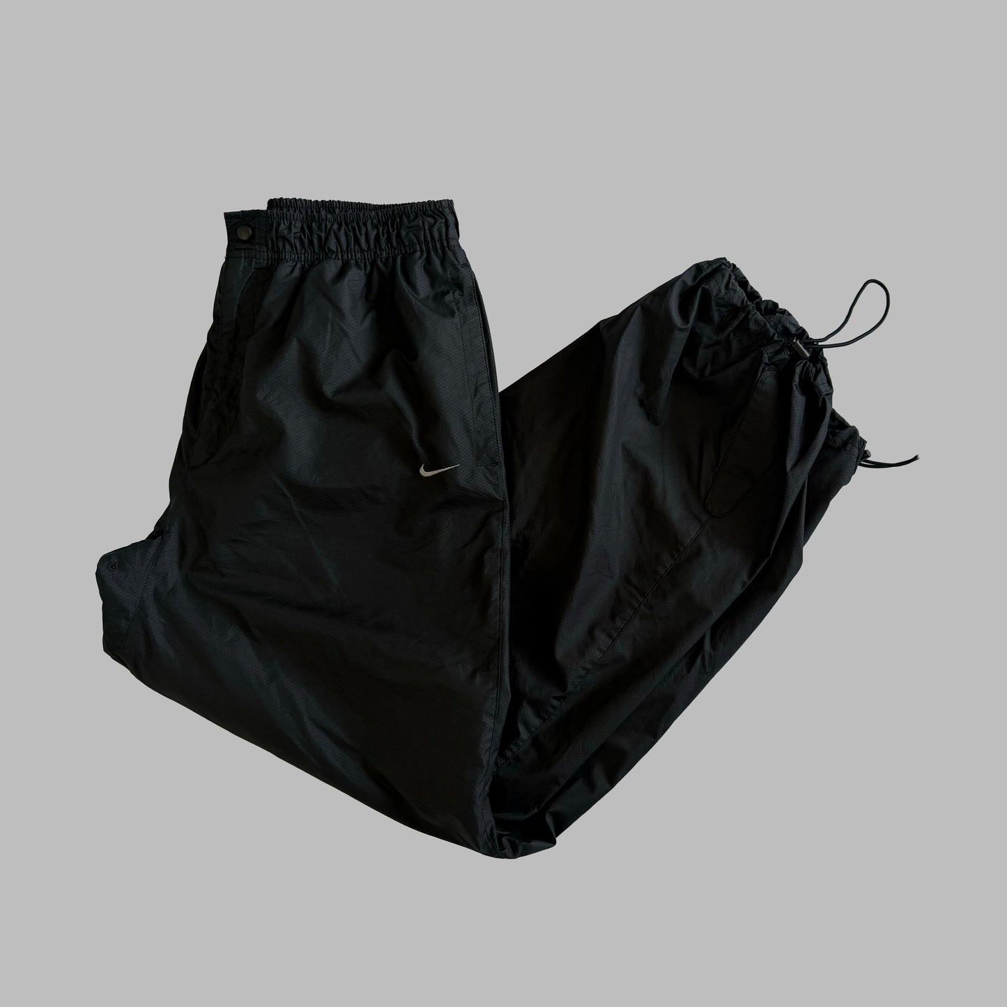Y2K Nike Minimal Parachute Track Pants - XL