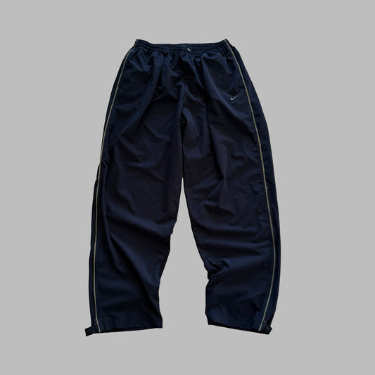 Y2K Nike Wide Leg Striped Track Pants - XXL