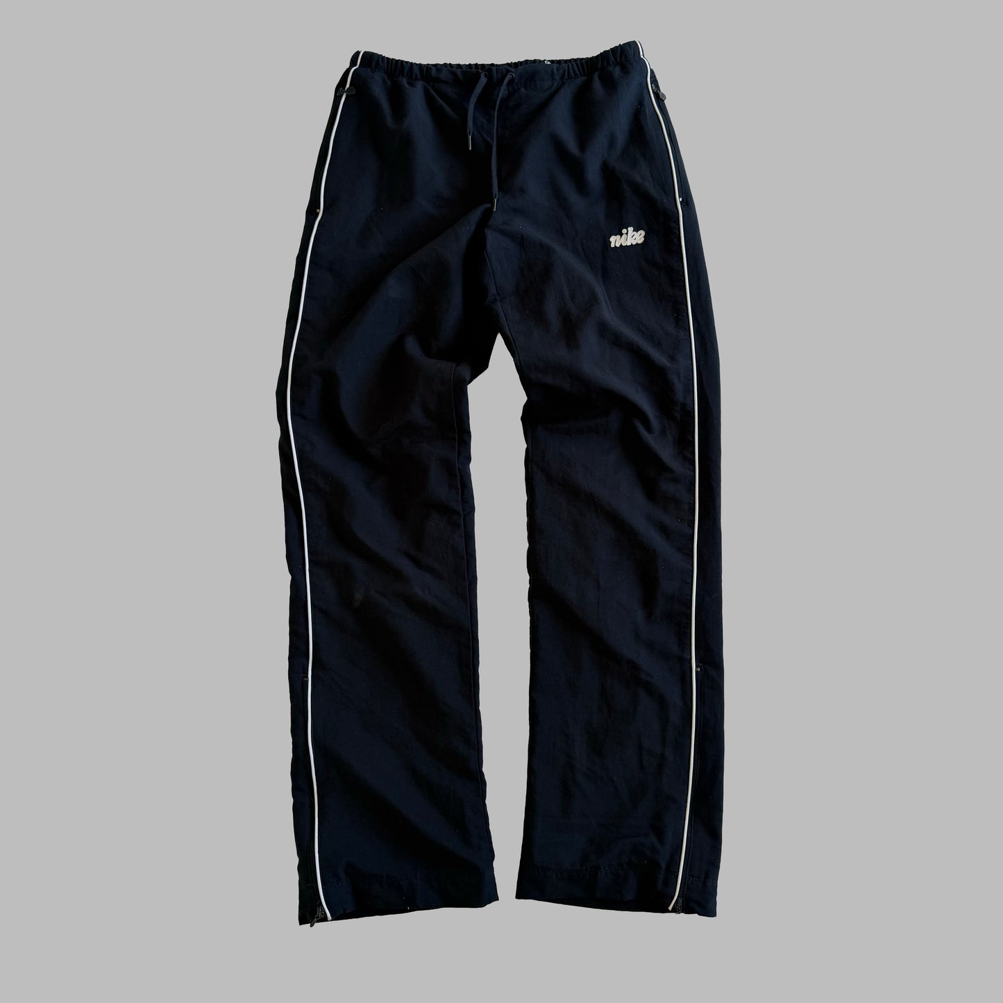 Y2K Nike Spell Out Straight Leg Track Pants - XS