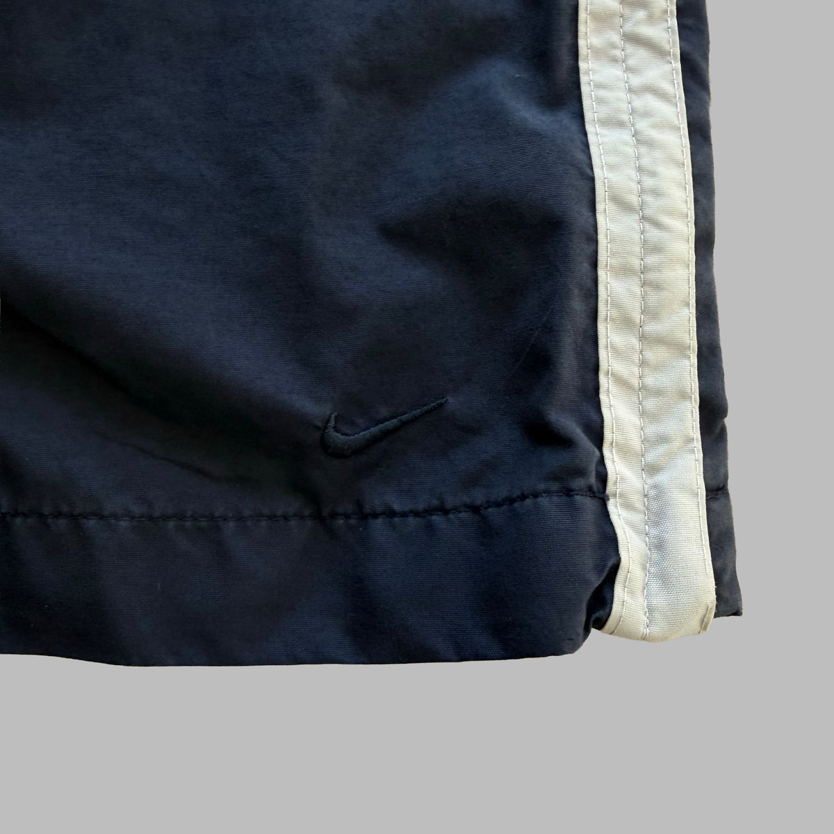 Y2K Nike Striped Straight Leg Track Pants - M