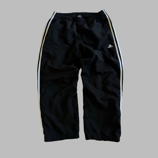 Y2K Adidas Wide Leg Striped Track Pants - XXL