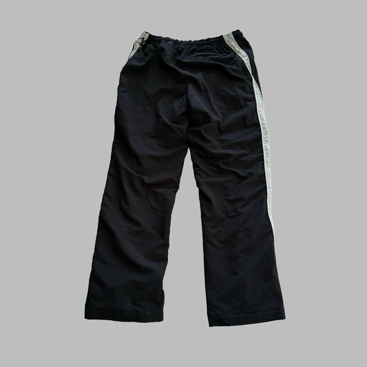 Y2K Nike Striped Baggy Track Pants - M