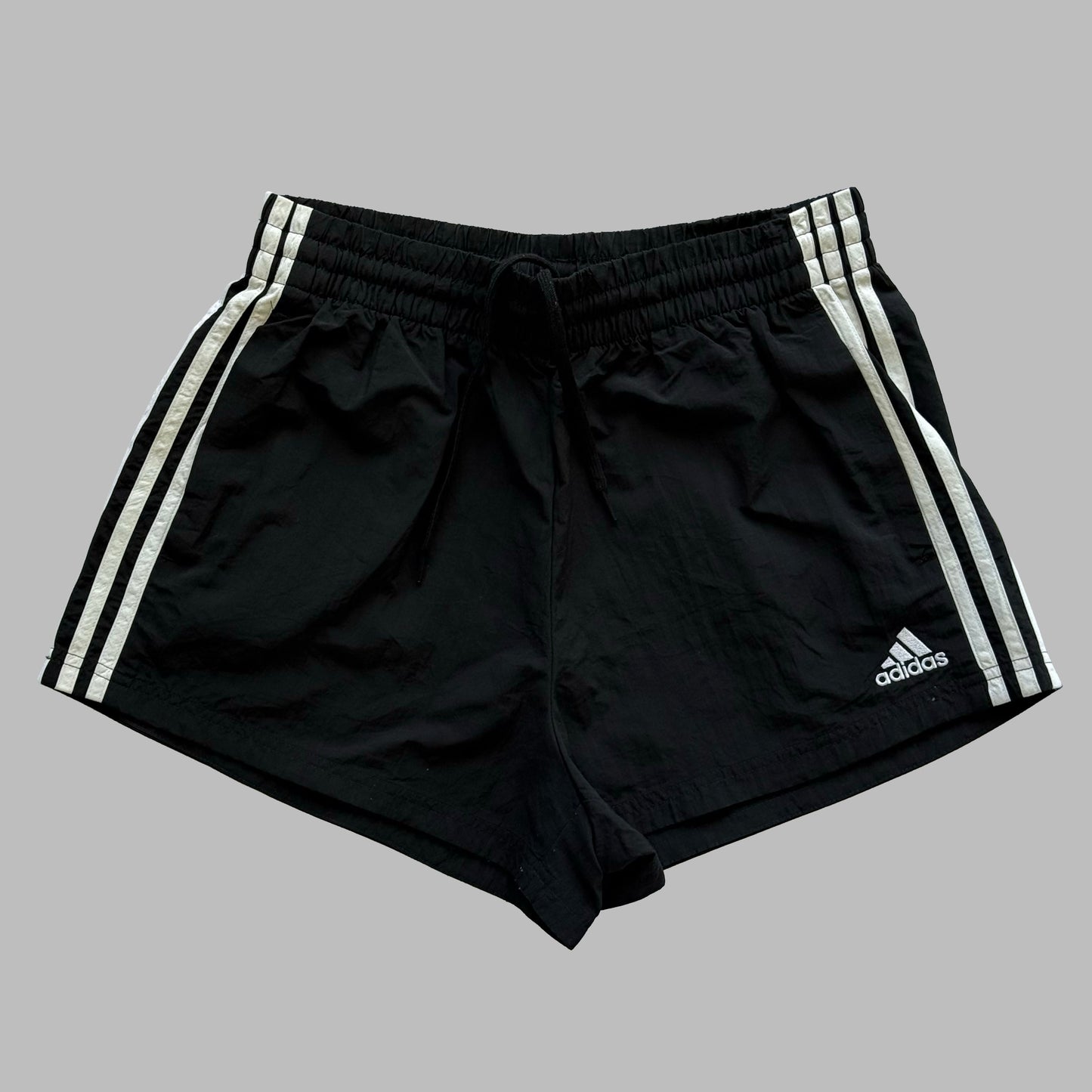 Adidas Nylon Track Shorts - Large