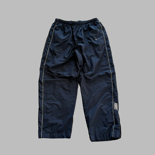 Y2K Nike Striped Wide Leg Track Pants - L