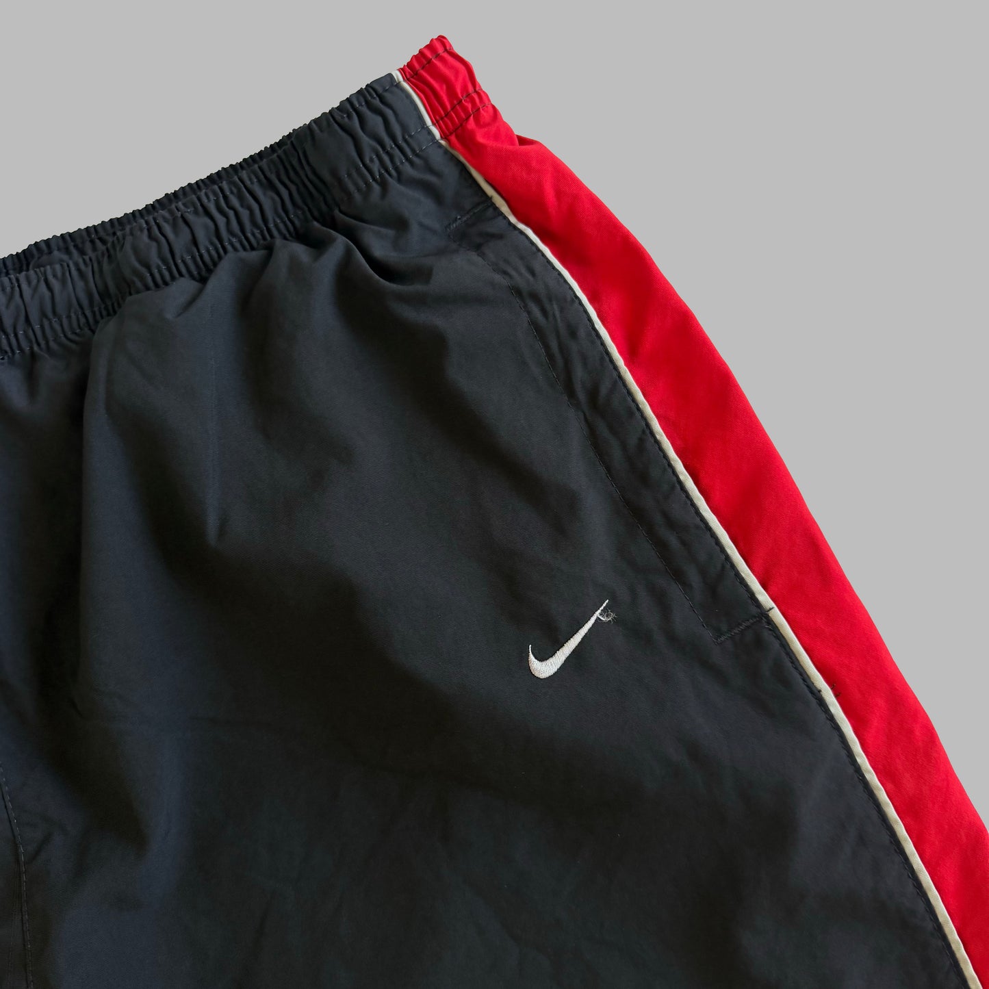 Y2K Nike Wide Leg Striped Track Pants - XL