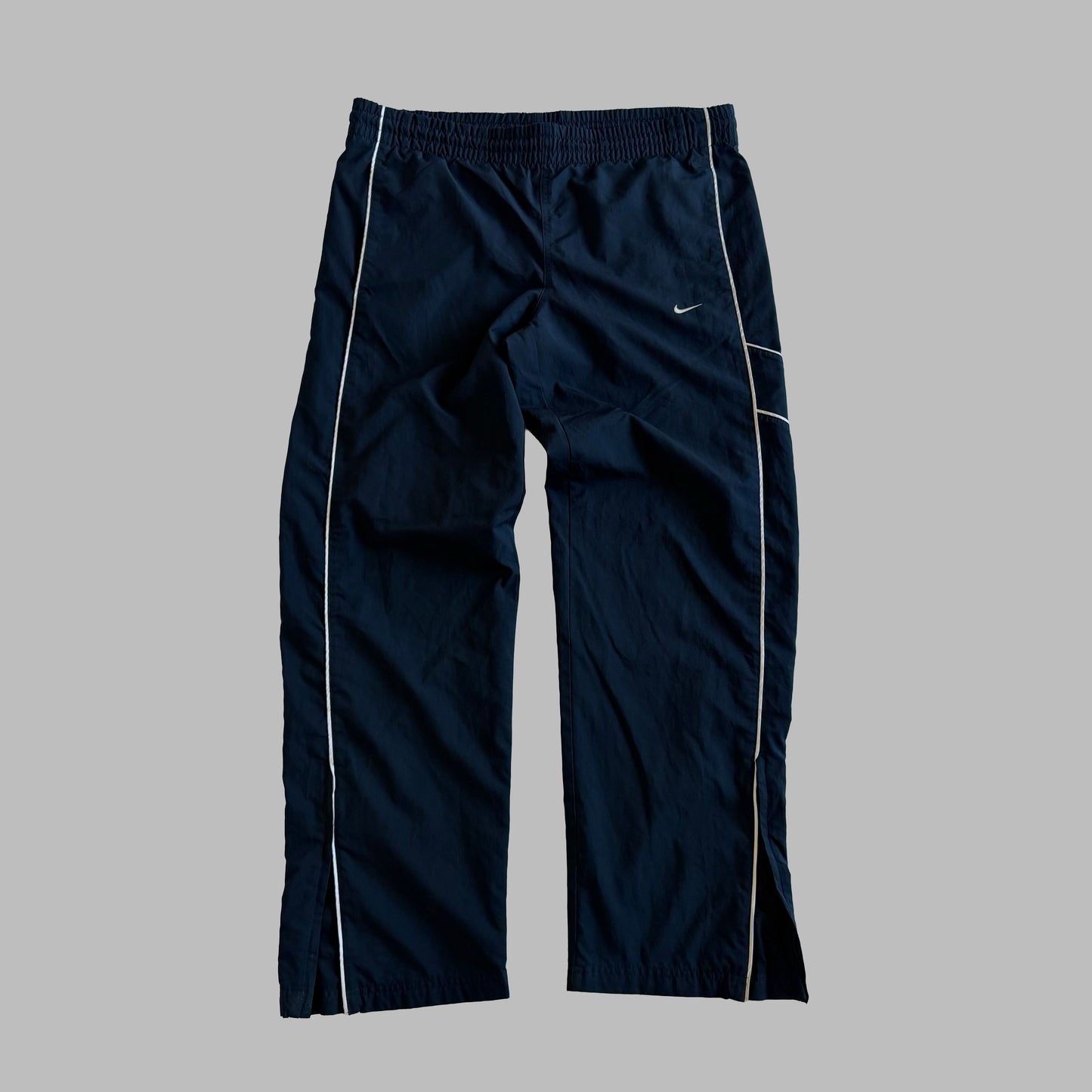 Y2K Nike  Wide Leg Striped Track Pants - M