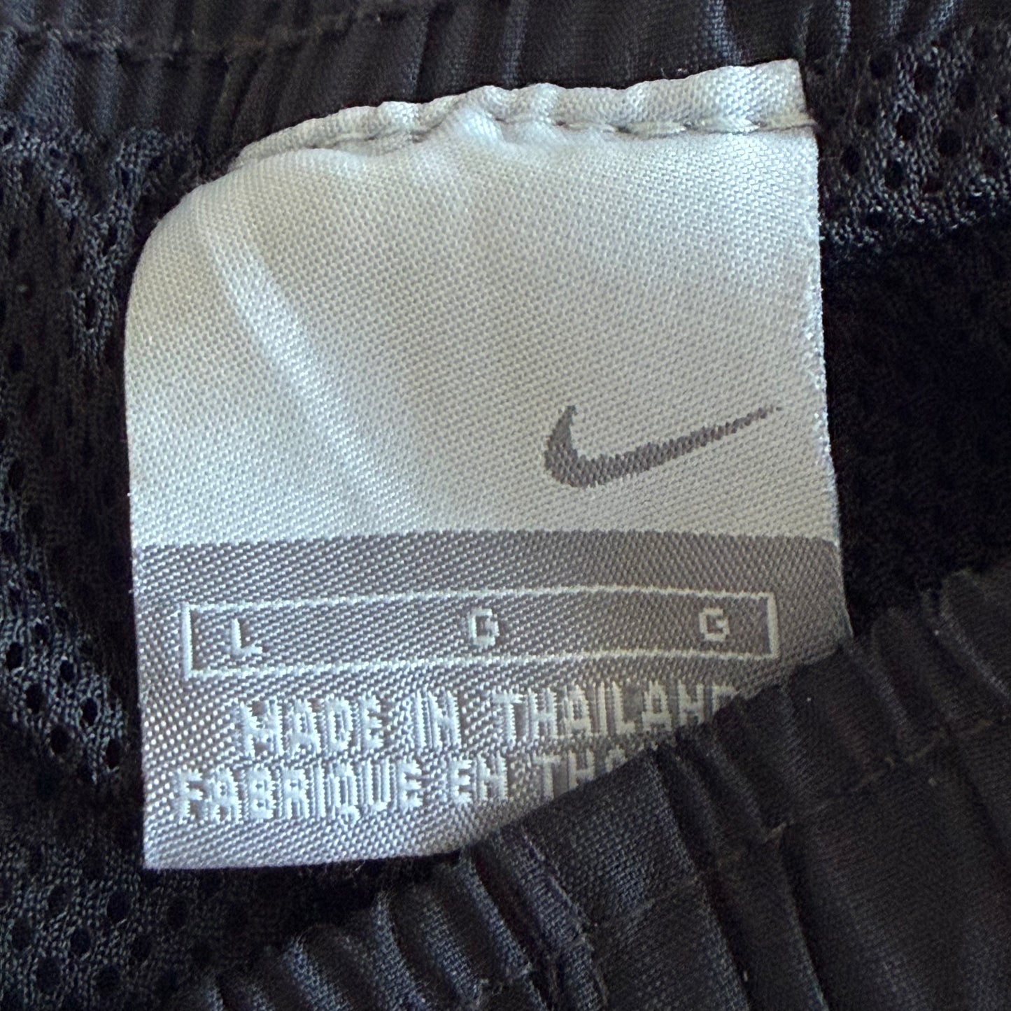 Y2K Nike Wide Leg Striped Track Pants - L