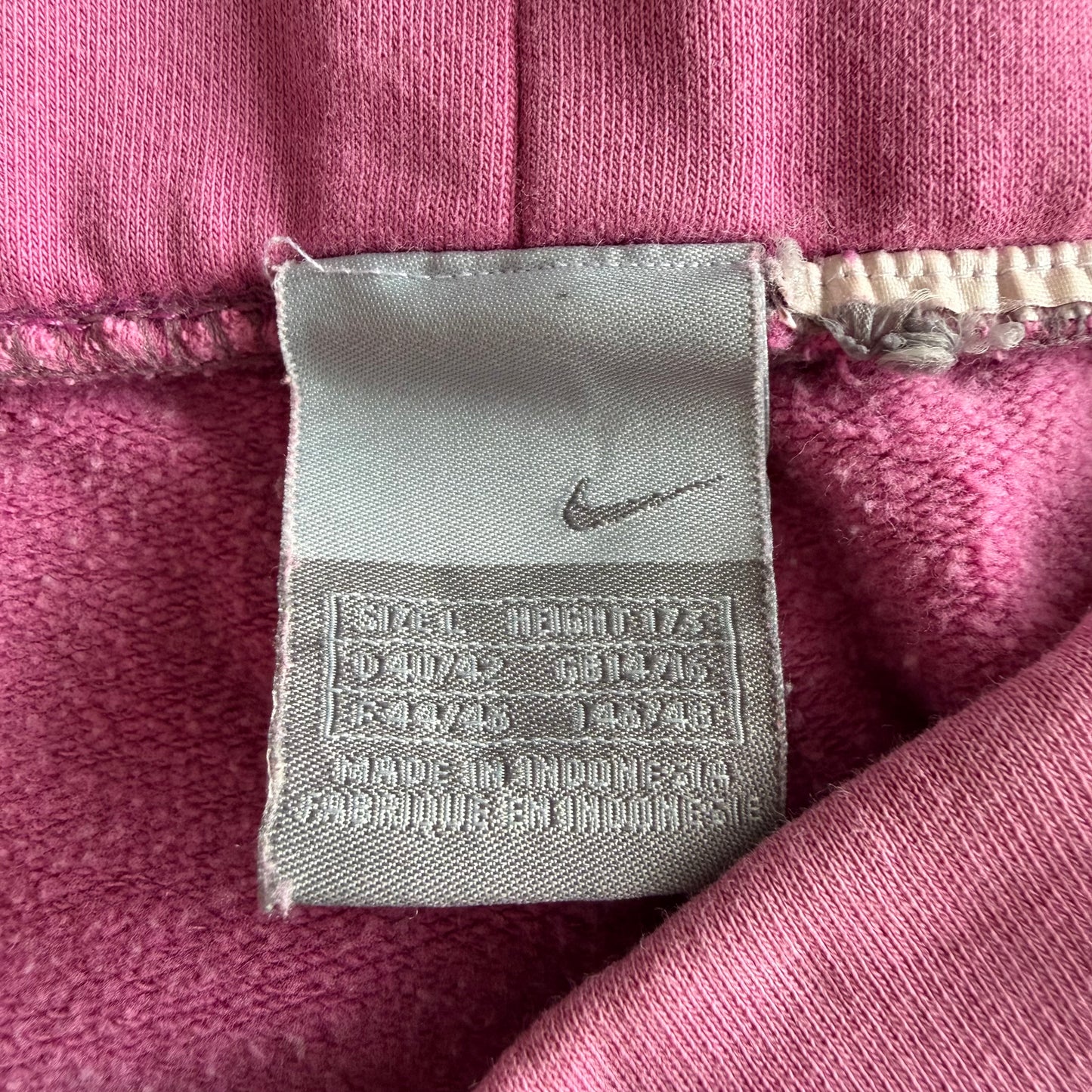 Y2K Nike Striped Wide Leg Cotton Pants - L