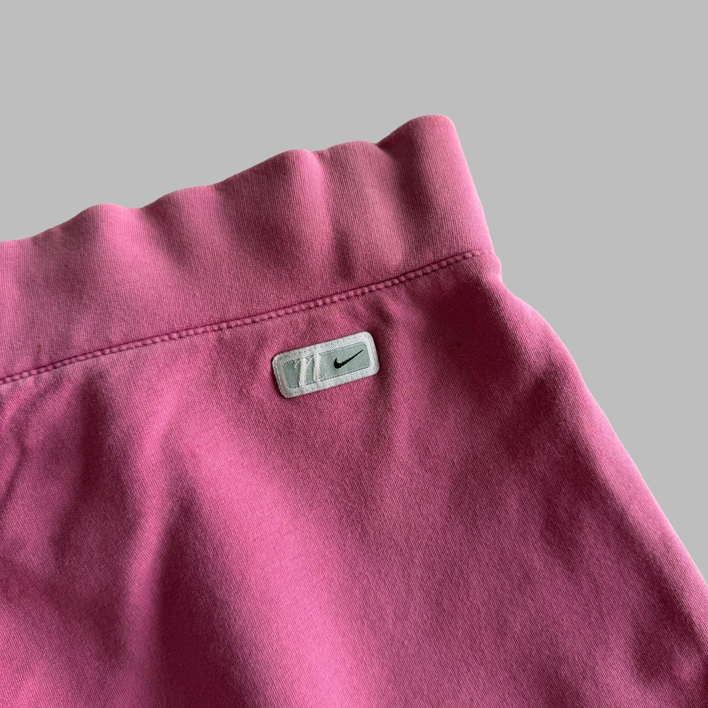 Y2K Nike Striped Wide Leg Cotton Pants - L