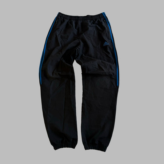 Y2K Adidas Baggy Three Stripe Track Pants - L