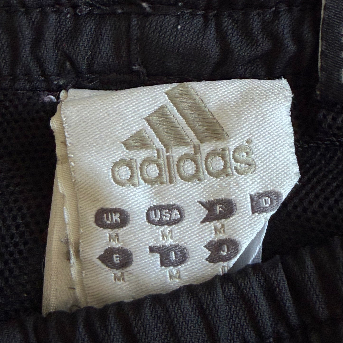 Y2K Adidas Wide Leg Three Stripe Track Pants - M