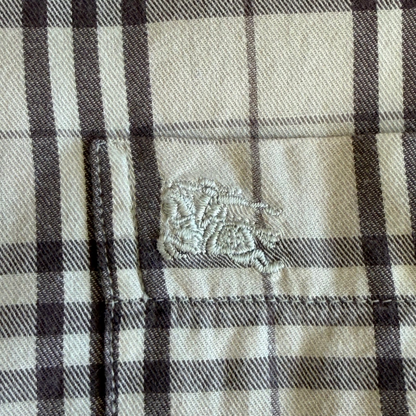 Y2K Burberry Nova Check Button Up Shirt - S