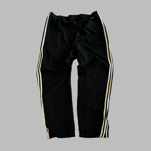 Y2K Adidas Wide Leg Three Stripe Track Pants - M