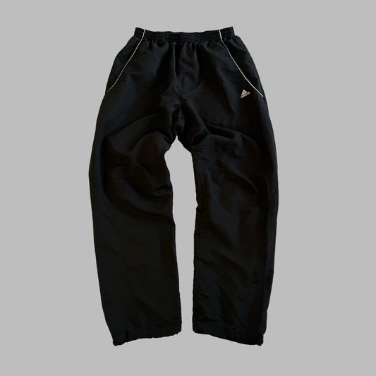 Y2K Adidas Wide Leg Three Stripe Track Pants - M
