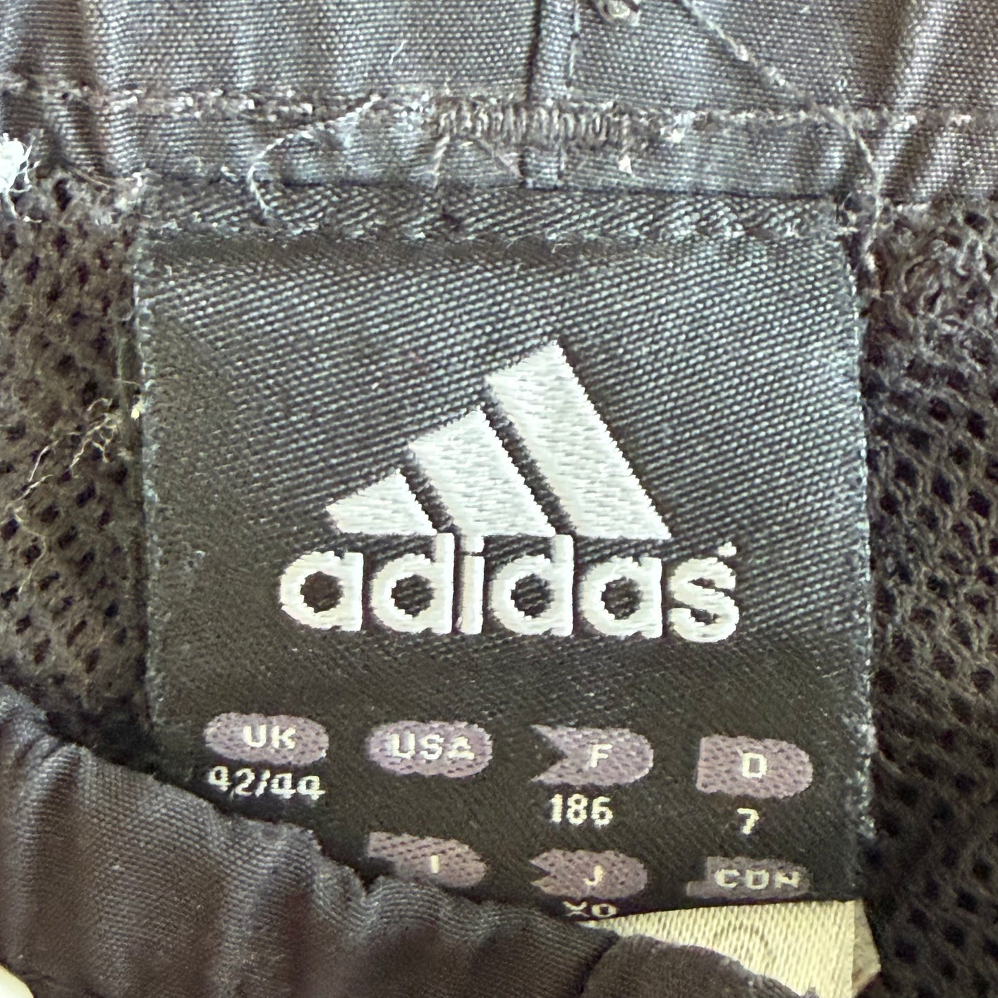 Y2K Adidas Baggy Three Stripe Track Pants - L