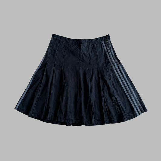 Y2K Adidas Three Stripe Midi Skirt - L