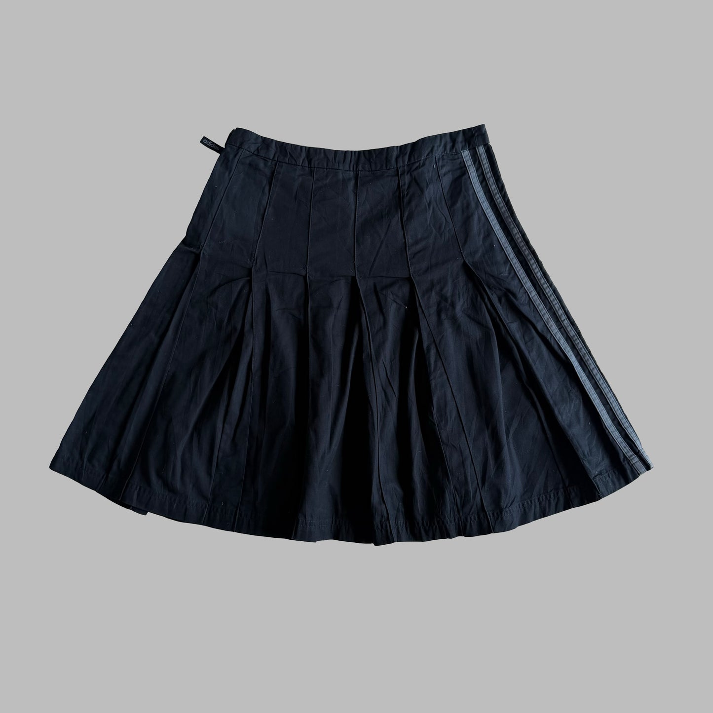 Y2K Adidas Three Stripe Midi Skirt - L