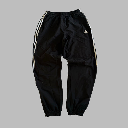 90s Adidas Wide Leg Classic Track Pants - L