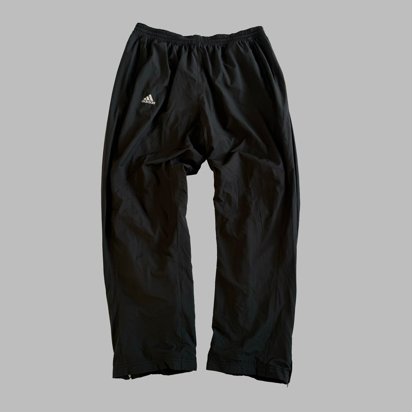 Y2K Adidas Wide Leg Classic Track Pants - XL