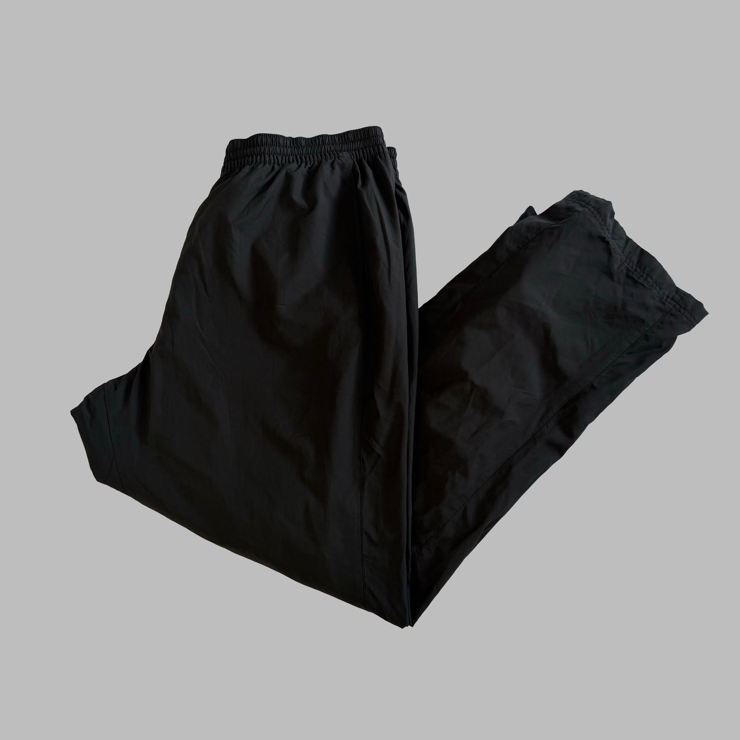 Y2K Adidas Wide Leg Classic Track Pants - XL