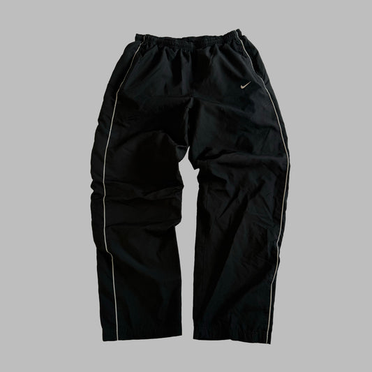 Y2K Nike Wide Leg Striped Track Pants - M