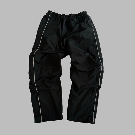 Y2K Nike Wide Leg Striped Track Pants - M