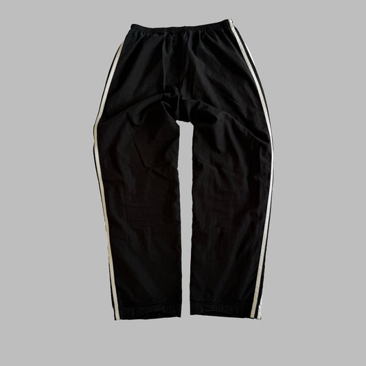 Y2K Adidas Wide Leg Three Stripe Track Pants - M