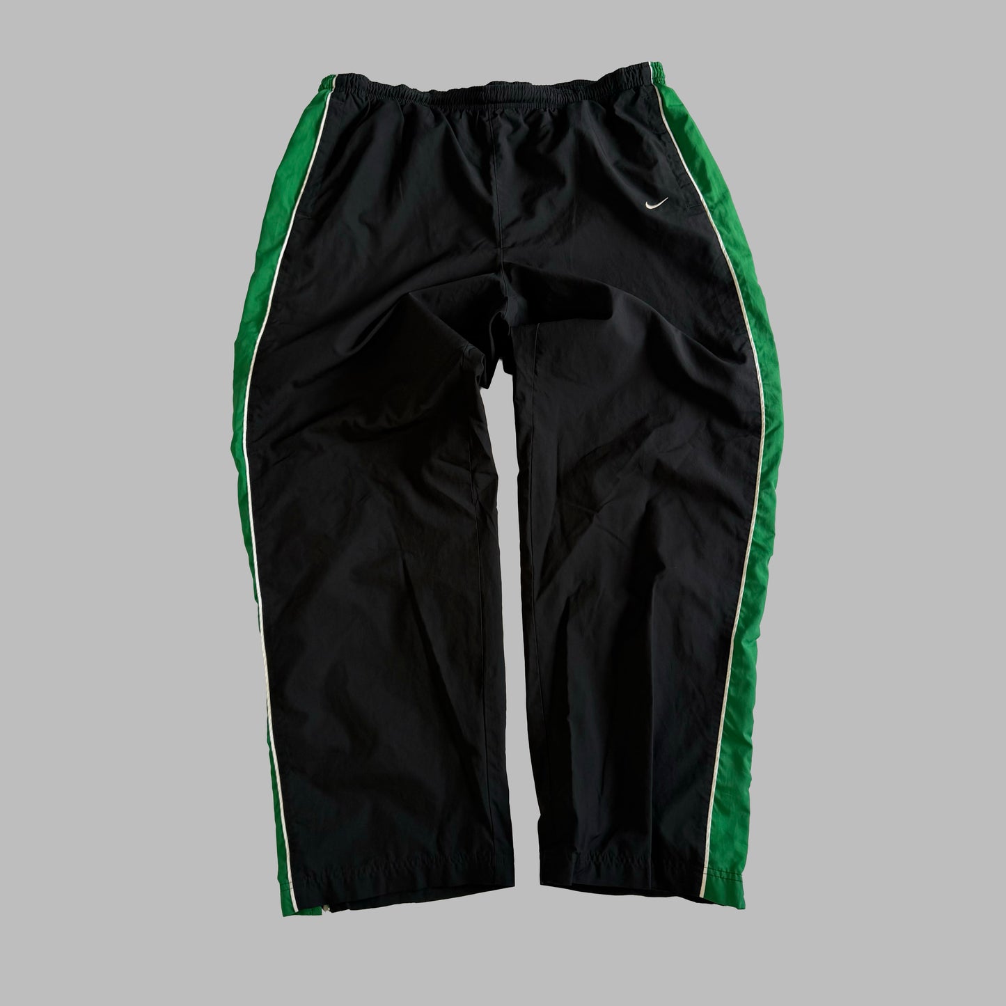 Y2K Nike Wide Leg Striped  Track Pants - XXL