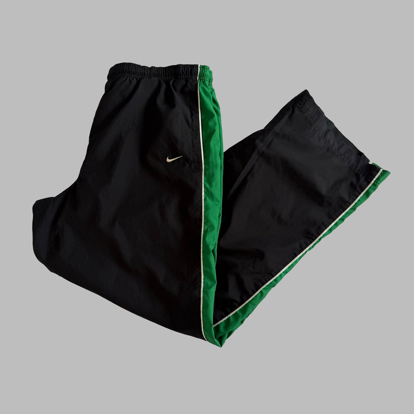 Y2K Nike Wide Leg Striped  Track Pants - XXL