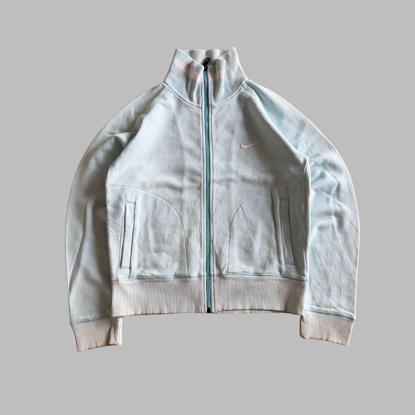 Y2K Nike Spell Out Track Jacket - M