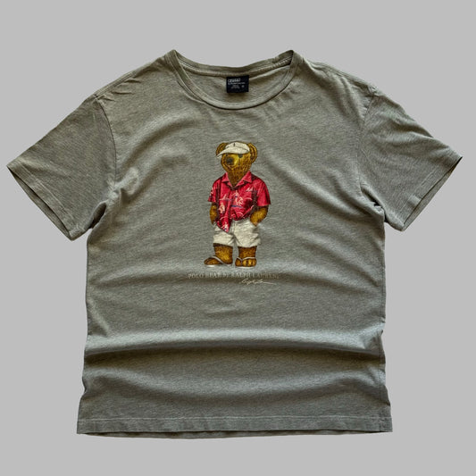 90s Polo Beach Bear T-Shirt - Small