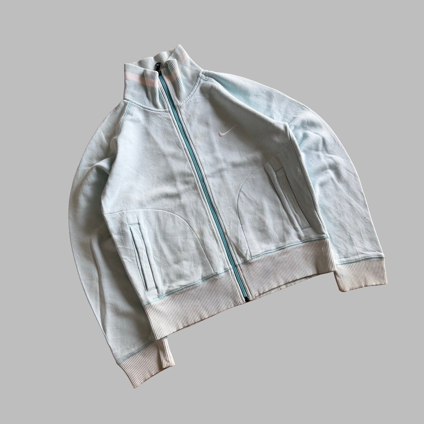 Y2K Nike Spell Out Track Jacket - M