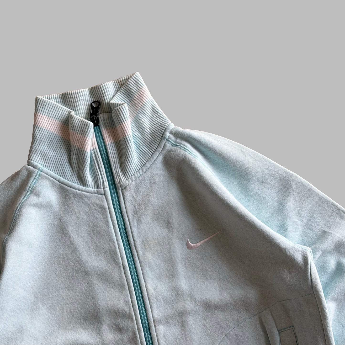 Y2K Nike Spell Out Track Jacket - M