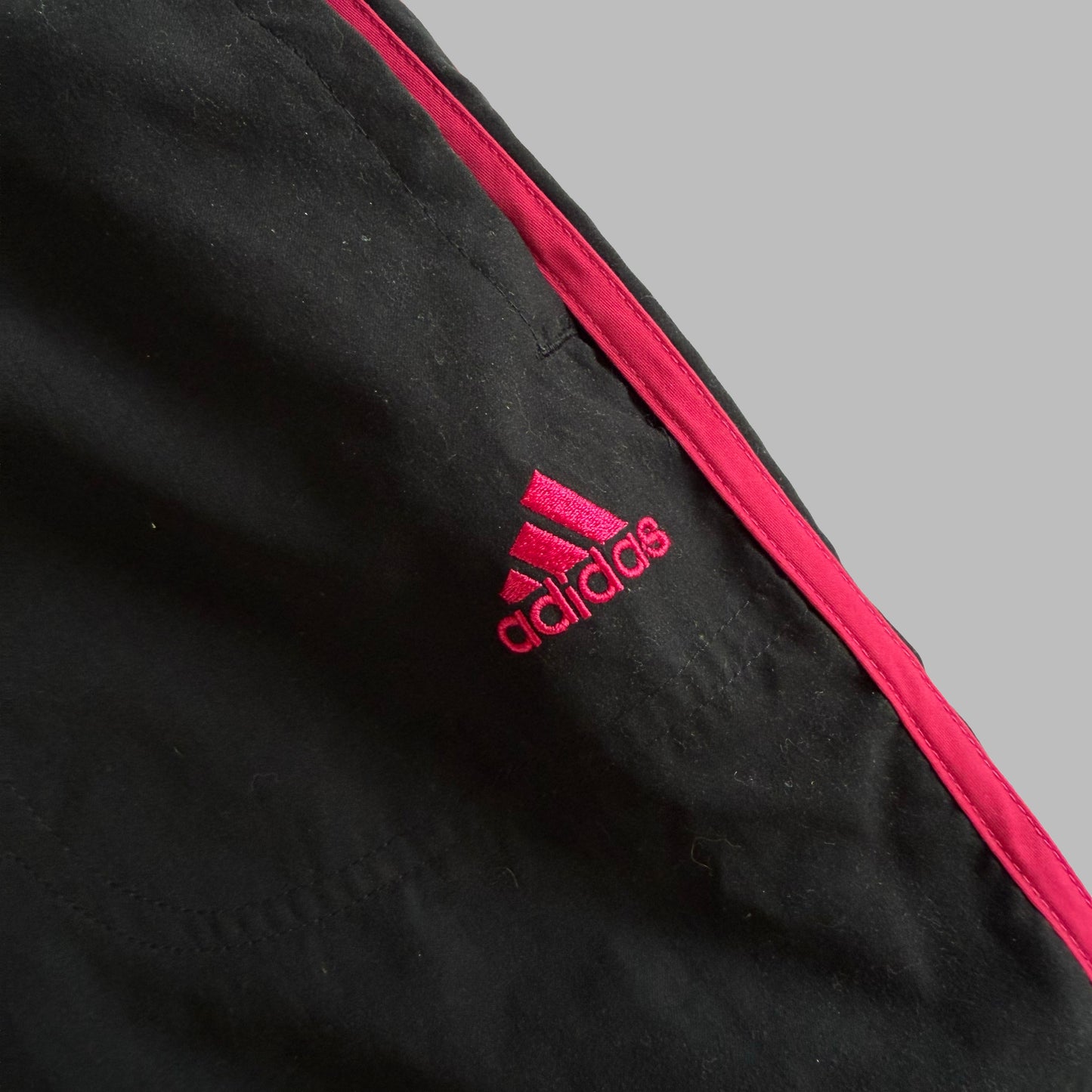 Y2K Adidas Three Stripe Three Stripe Track Pants - XL