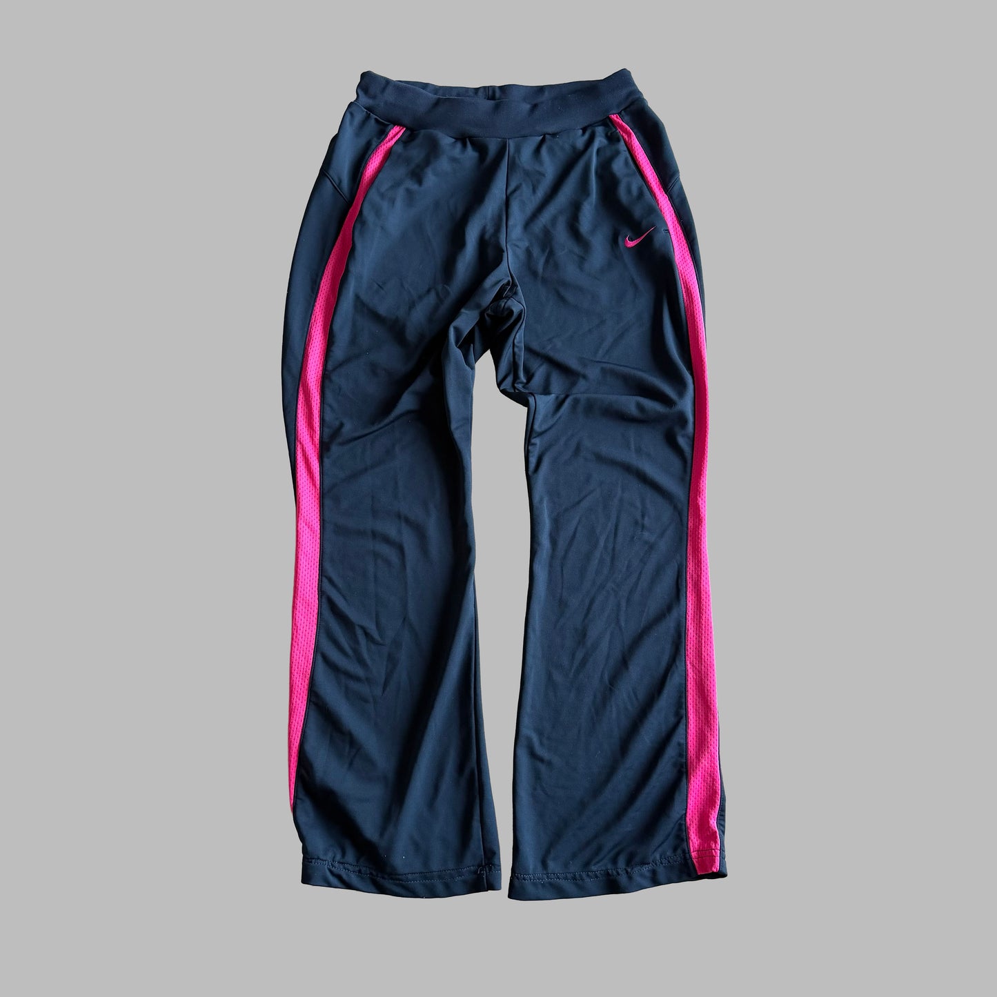 Y2K Nike Striped Activewear Pants - M