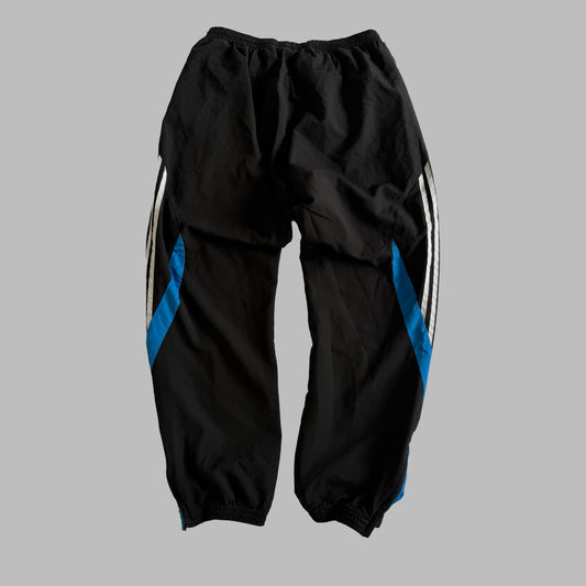 Y2K Adidas Baggy Three Stripe Track Pants - L