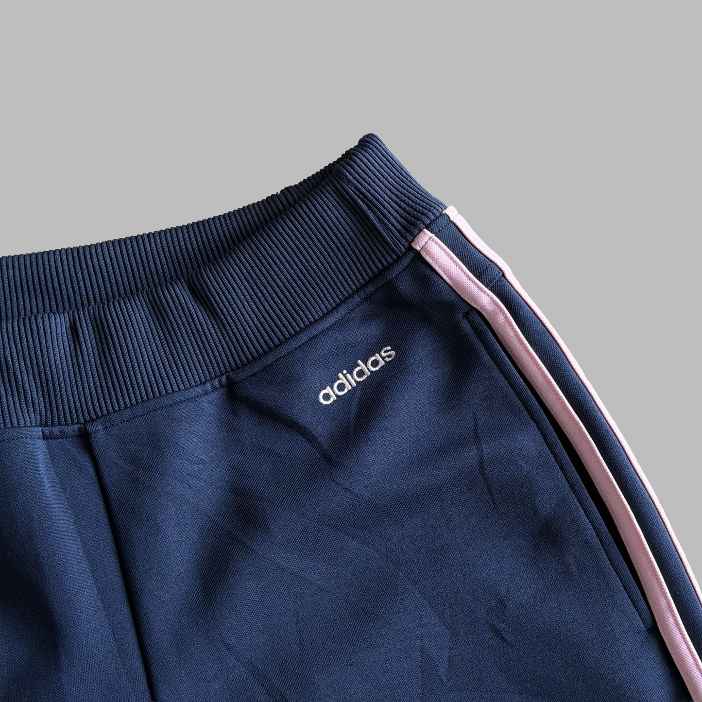 Y2K Adidas Three Stripe Track Pants - S/M