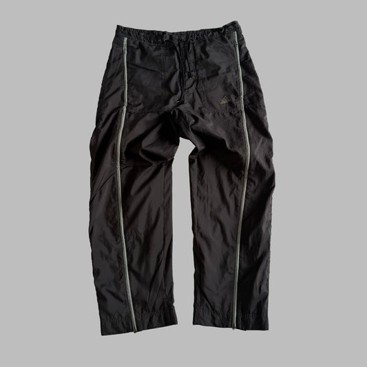 90s Adidas Baggy Striped Track Pants - S