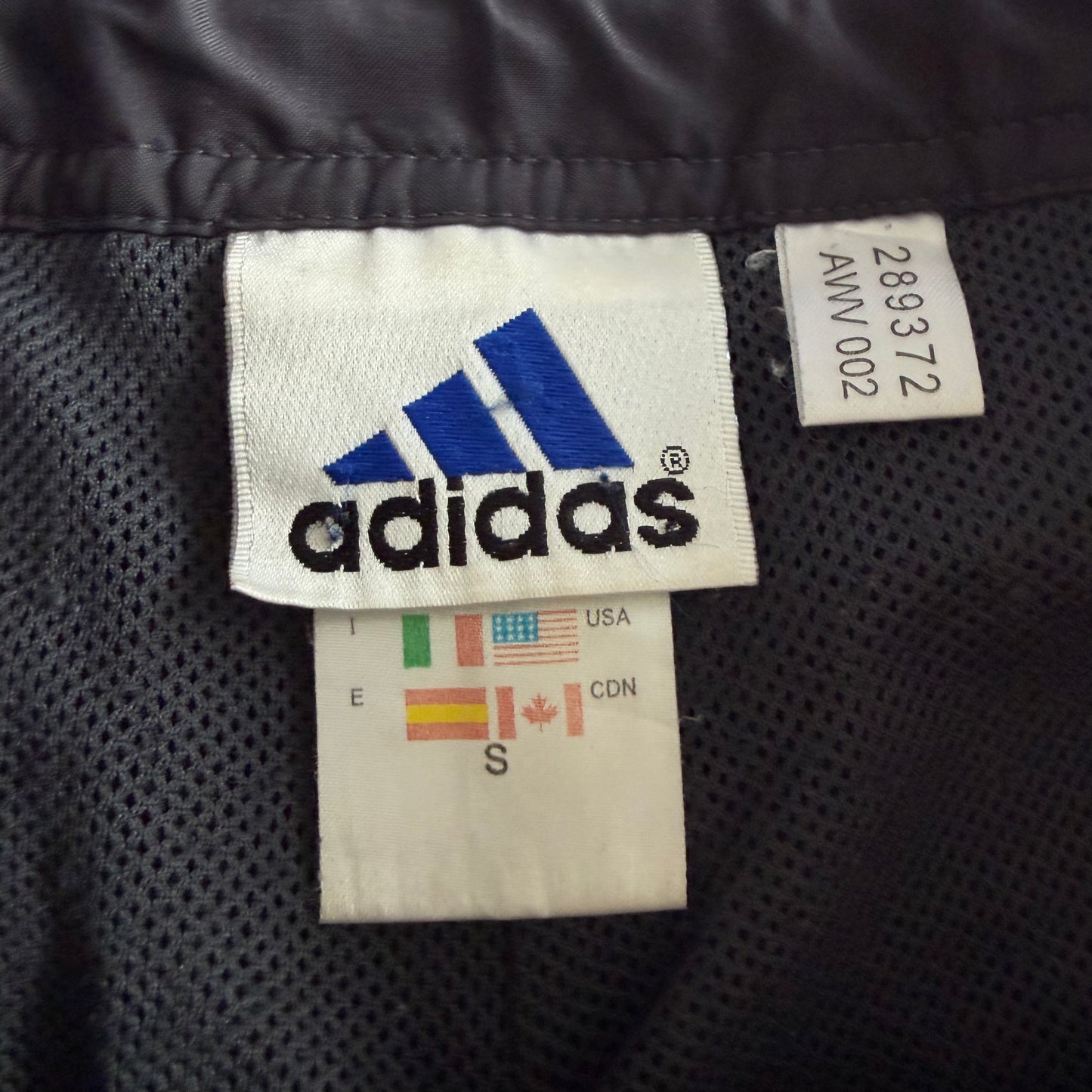 90s Adidas Baggy Striped Track Pants - S