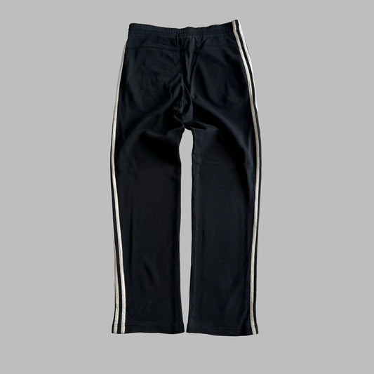 Y2K Adidas Straight Leg Three Stripe Heavyweight Track Pants - M