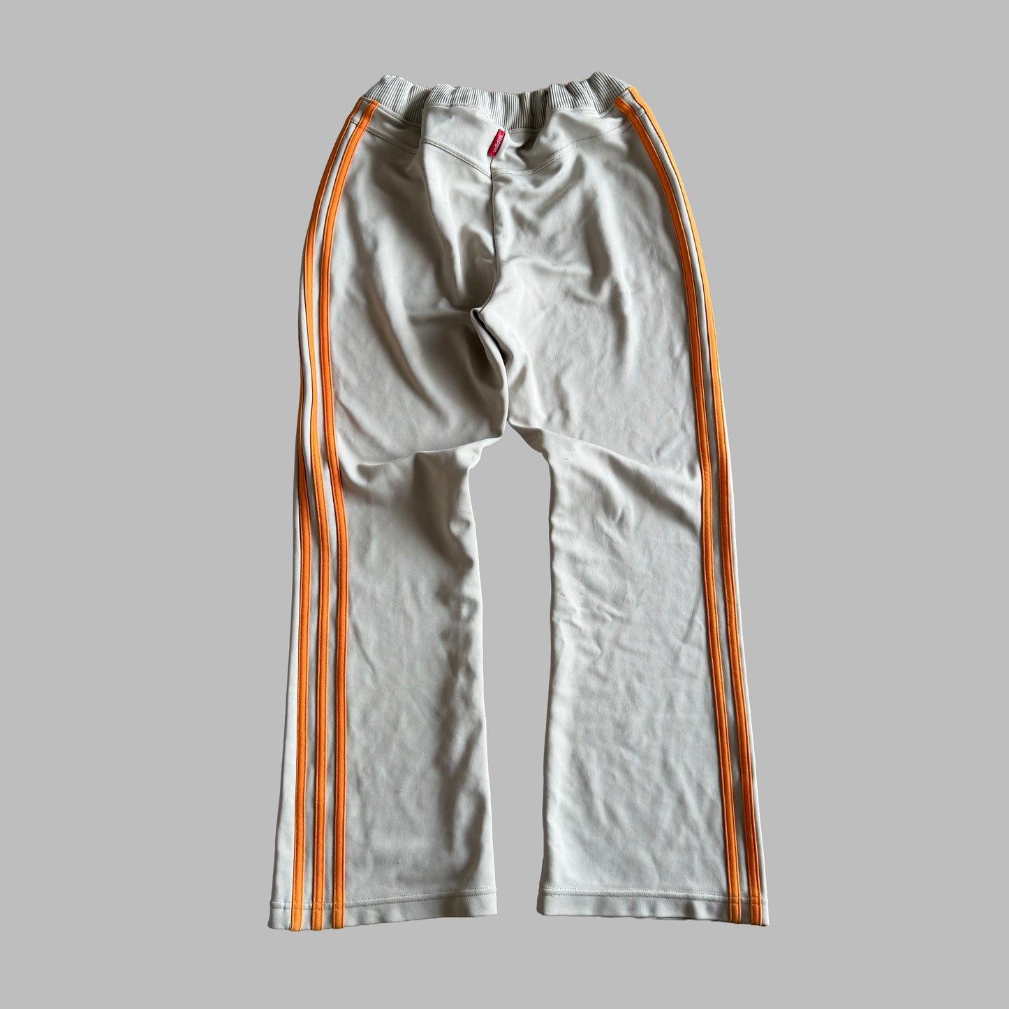 Y2K Adidas Three Stripe Straight Leg Track Pants - S